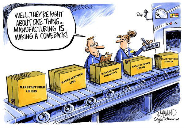 Manufacturing is way up by Dave Whamond, Canada, PoliticalCartoons.com
